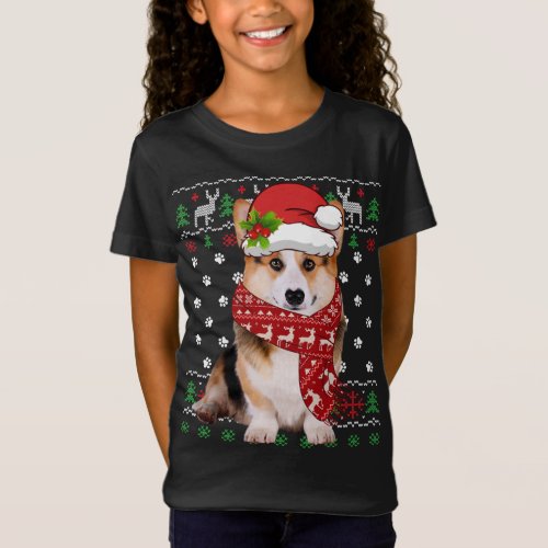 Ugly Sweater Christmas Corgi Dog Puppy Xmas Pajama