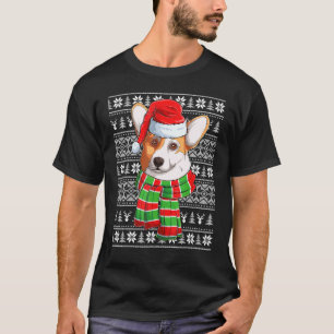 Ugly Sweater Christmas Corgi Head Xmas Corgi Dog