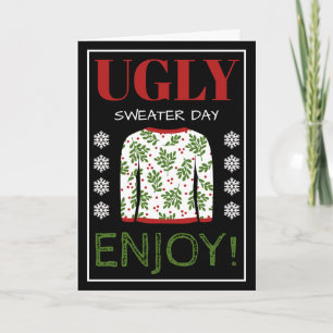 Ugly Sweater Christmas Greeting Card