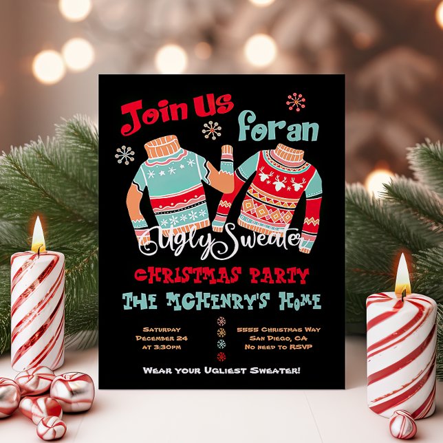 Ugly Sweater Christmas Holiday Invitation (Creator Uploaded)