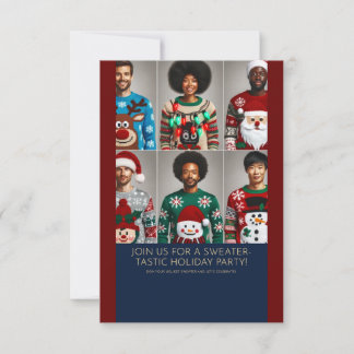 Ugly Sweater Christmas Holiday Party Invitation