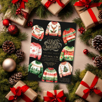 Ugly Sweater Christmas Holiday Party Invitation