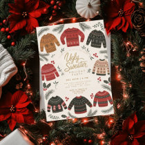 Ugly Sweater Christmas Holiday Party Invitation