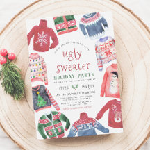 white christmas dresses Editable Ugly Sweater Christmas Party Invitation Eat Drink And Be Ugly