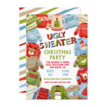 Ugly Sweater Christmas Holiday Party Invitation