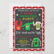 Ugly sweater christmas invitation Christmas party