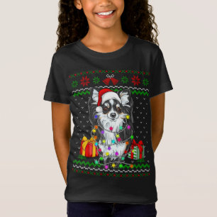 Ugly Sweater Christmas Lights Chihuahua Dog Puppy