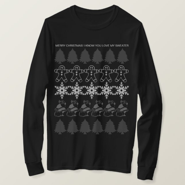 Ugly Sweater Christmas Party Funny Custom Text (Design Front)
