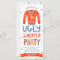 Ugly Sweater Christmas Party Invitation