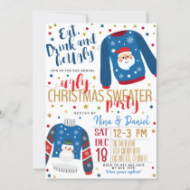 Ugly Sweater Christmas Party Invitation
