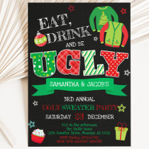 Ugly Sweater Christmas Party Invitation