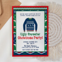 Ugly Sweater Christmas Party Invitation