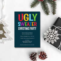 Ugly Sweater Christmas Party Invitation