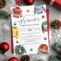 Ugly Sweater Christmas Party Invitation