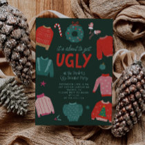 Ugly Sweater Christmas Party Invitation