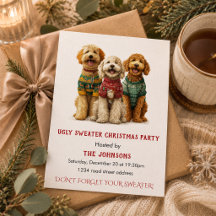 Ugly Sweater Christmas Party Invitation