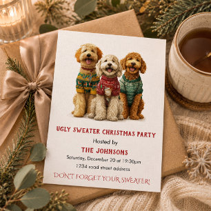 Ugly Sweater Christmas Party Invitation