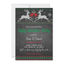 Ugly Sweater Christmas Party Invitation