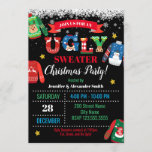 Ugly Sweater Christmas Party Invitation<br><div class="desc">Ugly Sweater Christmas Party design. To access advanced editing tools,  please go to “Personalize”,  scroll down and press the "click to customize further" link.</div>