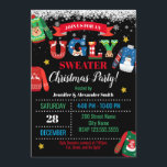 Ugly Sweater Christmas Party Invitation<br><div class="desc">Ugly Sweater Christmas Party design. To access advanced editing tools,  please go to “Personalize”,  scroll down and press the "click to customize further" link.</div>