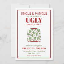Ugly Sweater Christmas Party Invitation