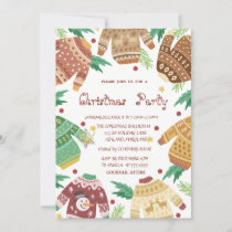 Ugly Sweater Christmas Party  Invitation