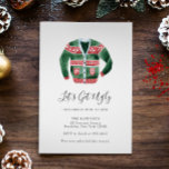 Ugly Sweater Christmas Party Let's Get Ugly Invitation<br><div class="desc">Ugly Sweater Christmas Party Let's Get Ugly Invitation</div>