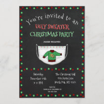 Ugly Sweater Christmas Party Social Distancing Invitation