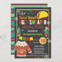 Ugly sweater Christmas party taco Invitation