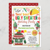 Ugly sweater Christmas party taco'bout holiday Invitation