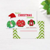 Ugly Sweater Christmas Party Voting Ballot (Desk)