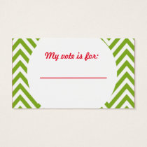 Ugly Sweater Christmas Party Voting Ballot