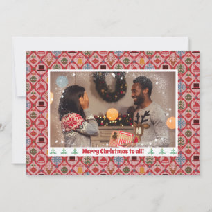 Ugly Sweater Christmas Photo Holiday Card