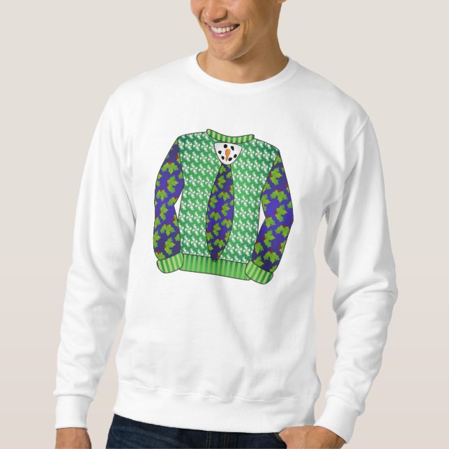 Ugly Sweater Christmas Sweater Sweatshirt (Front)