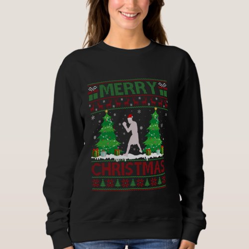 Ugly Sweater Christmas Tree Lighting Boxer Ugly Xm