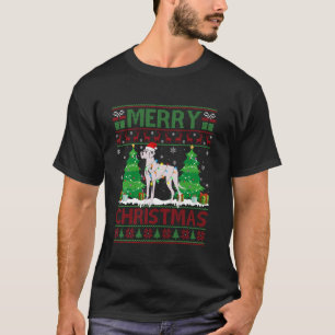 Ugly Sweater Christmas Tree Lighting Vizsla Dog Ug
