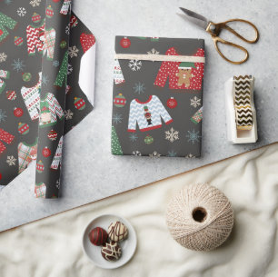 Ugly Sweater Christmas Wrapping Paper
