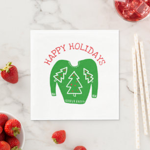 Ugly Sweater CUSTOM Holiday Christmas Napkins