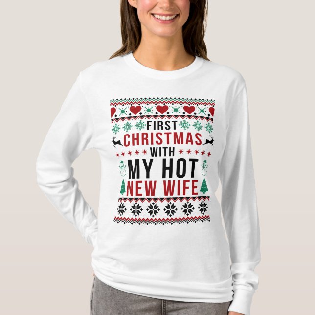 Ugly Sweater | First Christmas with New Wife (Front)