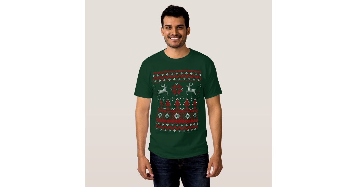 Ugly Sweater Funny Christmas shirts | Zazzle