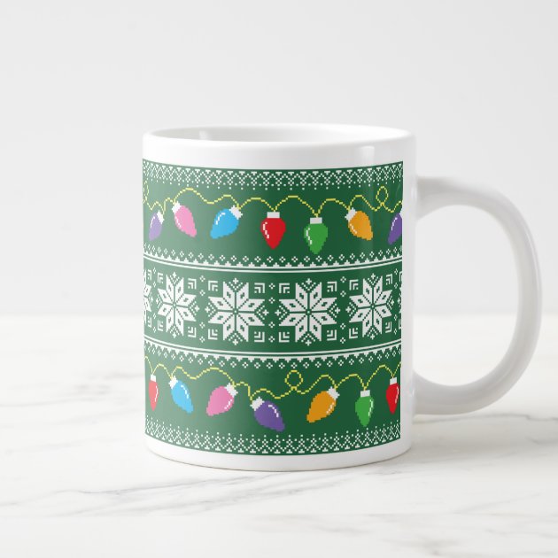 ugly christmas sweater mug