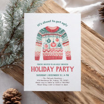 Ugly Sweater Holiday Christmas Party Invitation