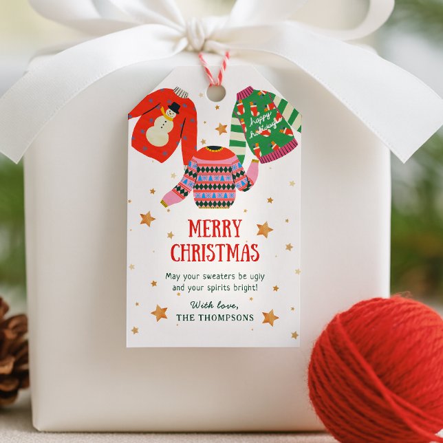 Ugly Sweater, Holiday Gift Tags (Creator Uploaded)
