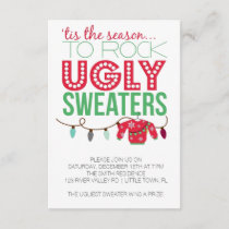 Ugly Sweater Holiday Party Invitation