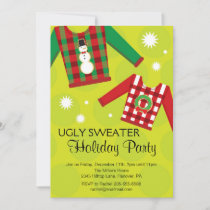Ugly Sweater Holiday Party Invitations
