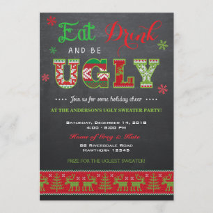 Ugly Sweater Invitation / Ugly Sweater Invite