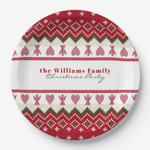 Ugly Sweater Knitted Hygge Angels Hearts Christmas