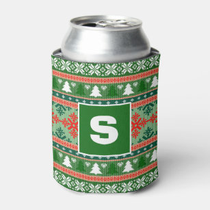 Ugly Holiday Sweater Beer Bottle Koozies (6-Pack)-OLDSKU 