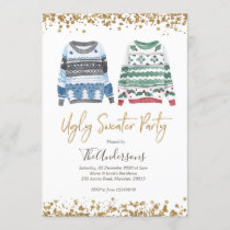 Ugly Sweater Party Christmas Holiday Invitation