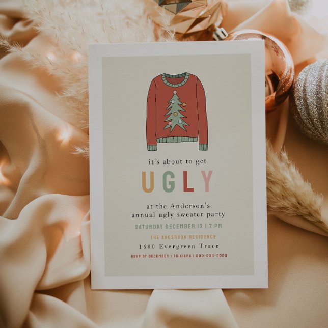 Ugly Sweater Party | Christmas Party Invitation (Creator Uploaded)
